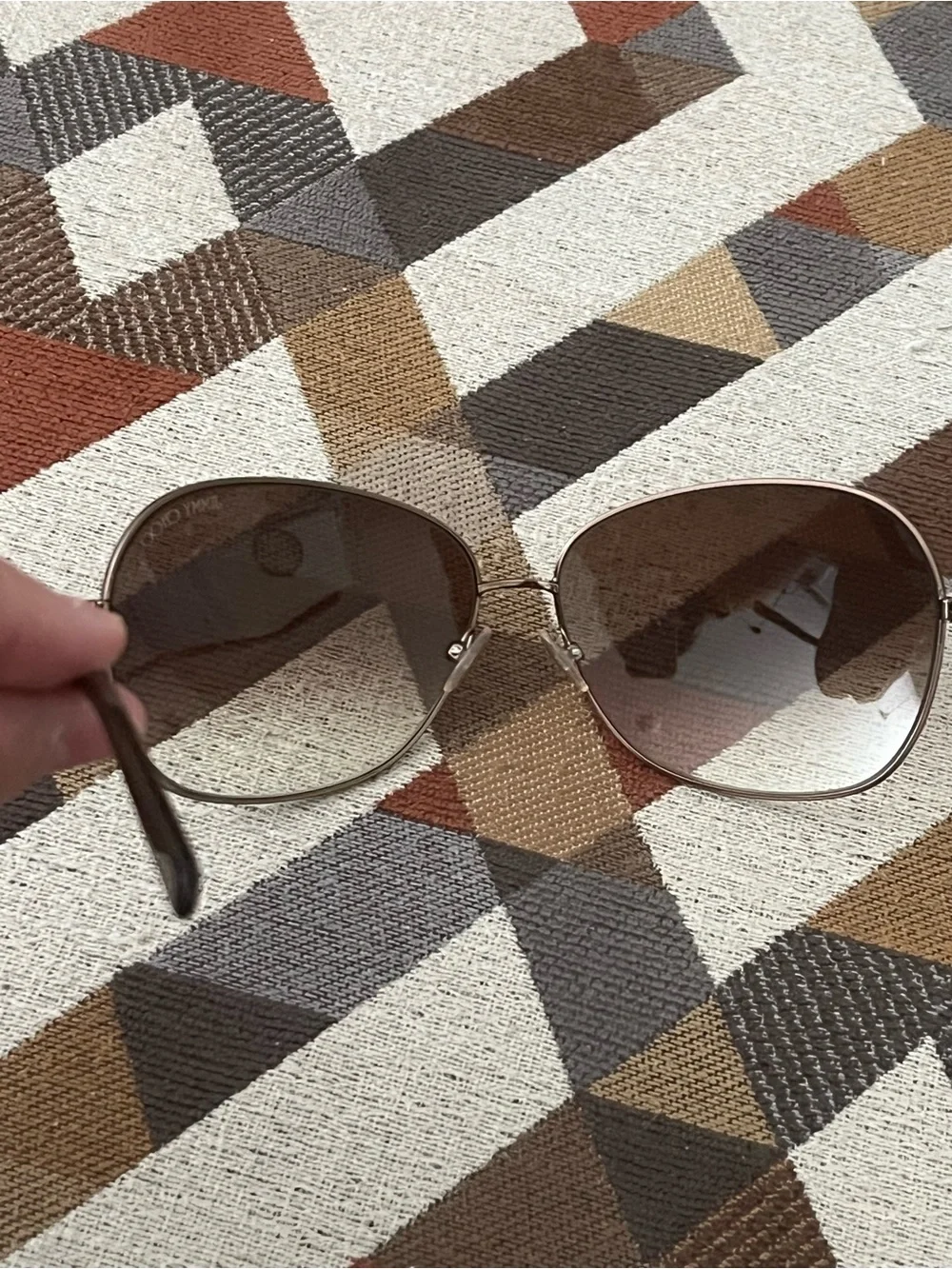 The Jimmy Choo Crocus/S Gradient Sunglasses